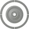 Ekena Millwork 47-in. OD x 40 1/2-in. ID Ceiling Ring with 24-in. OD Ceiling Medallion Diane Accent Kit CRM47DT24DI - alternate 7